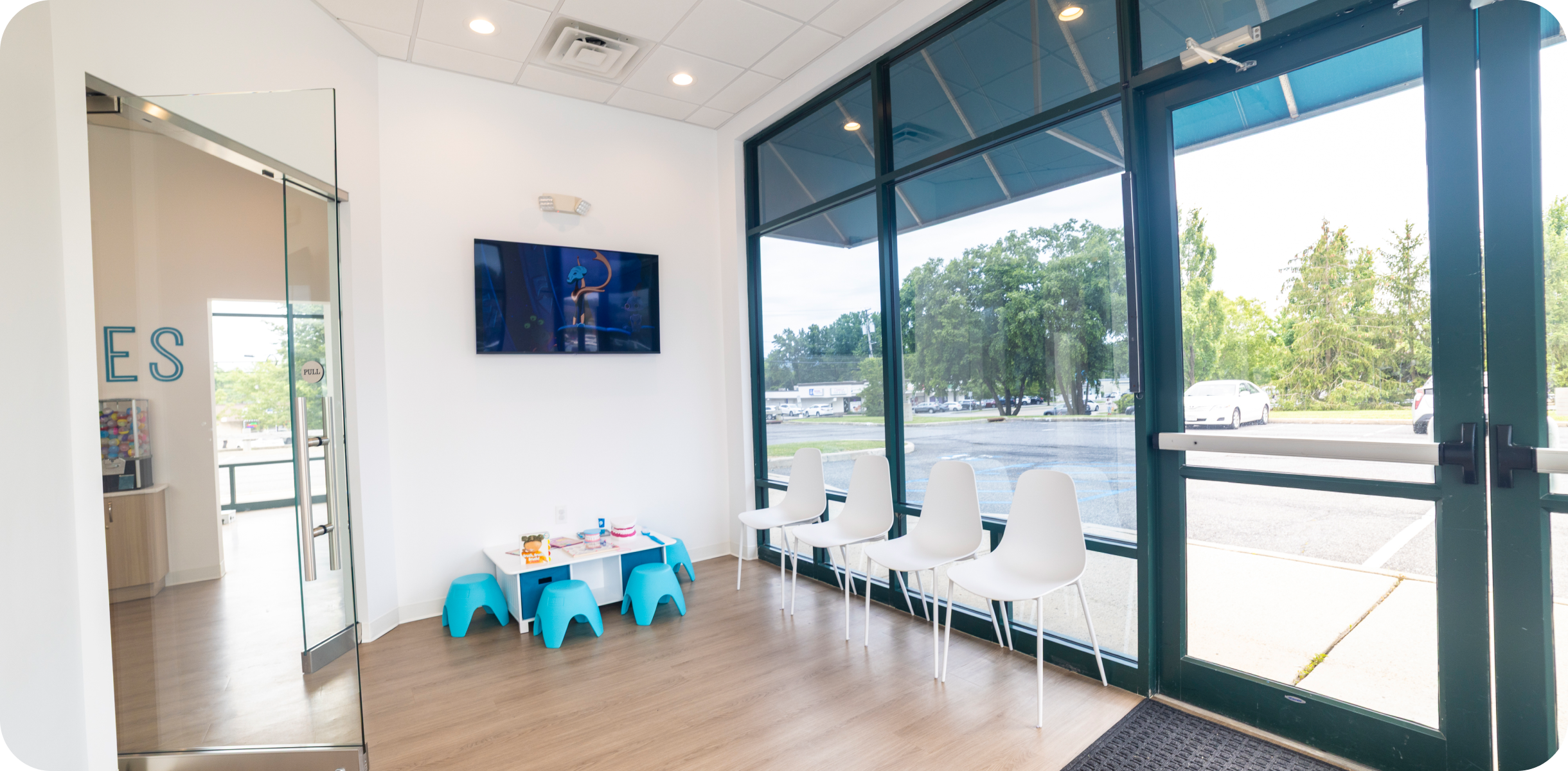 Waiting area at Everyday Smiles Pediatric Dentistry in New Windsor, NY