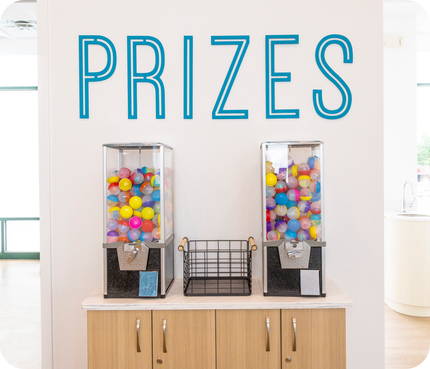 Prize station for children at Everyday Smiles Pediatric Dentistry